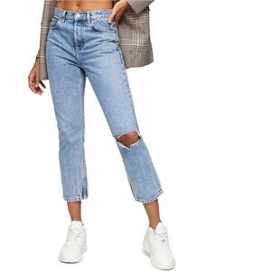 TOP SHOP SLIM STRAIGHT JEANS